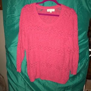 Jones New York coral sweater
